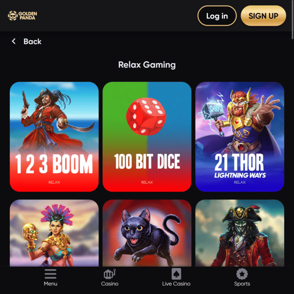 Golden Panda Sportwetten-Plattform